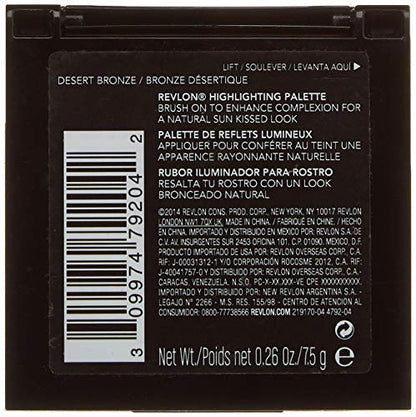 Revlon Highlighting Palette, Peach Glow, 0.26 Ounce