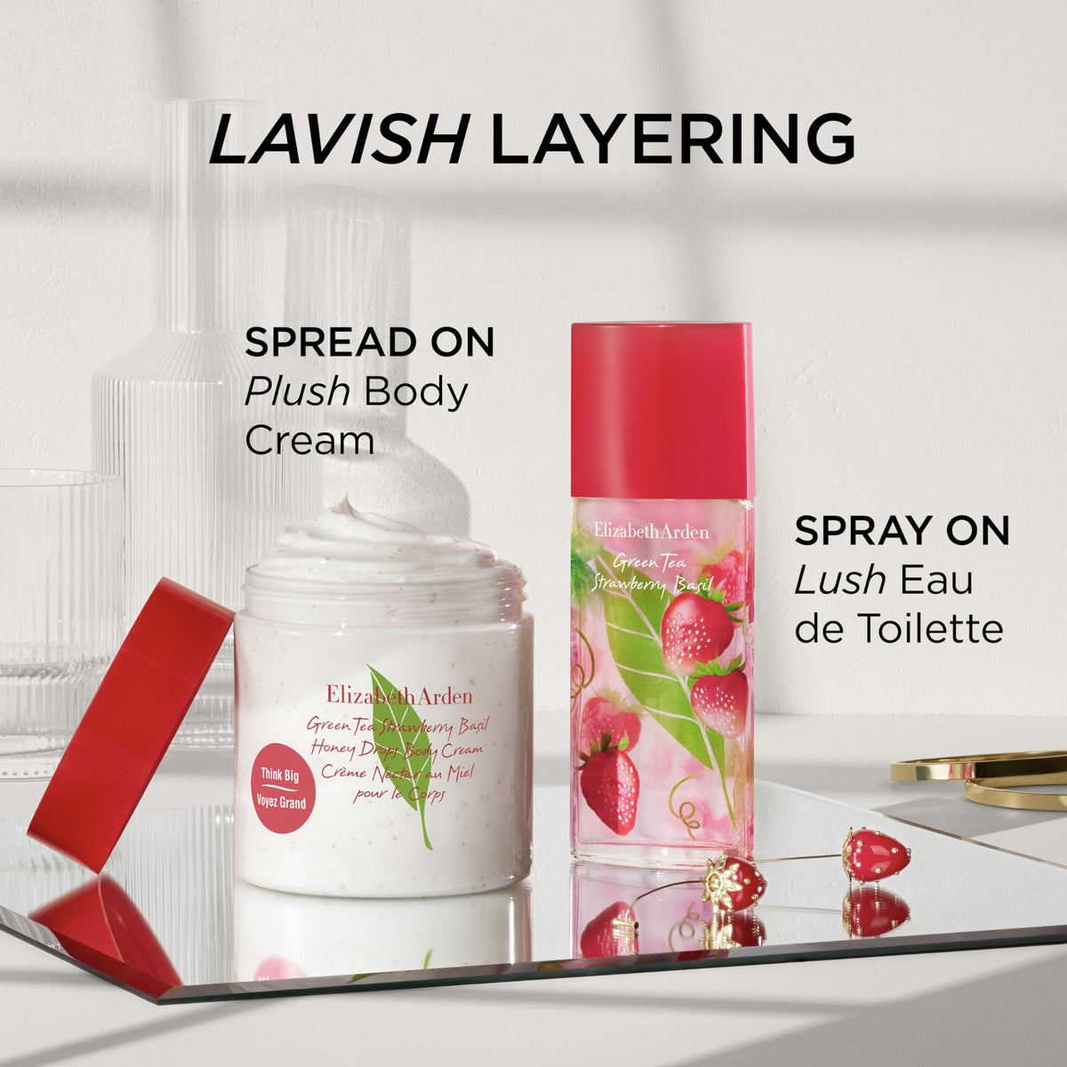 Elizabeth Arden - Ladies Green Tea Strawberry Basil EDT Spray (100ml)