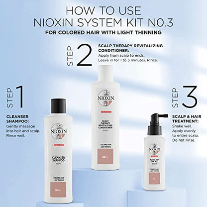 Nioxin Cleanser 3, Normal to Thin Looking Hair  10 fl oz