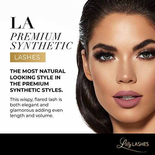 Lilly Lashes LA Premium Synthetic Mink Lashes, One Pair