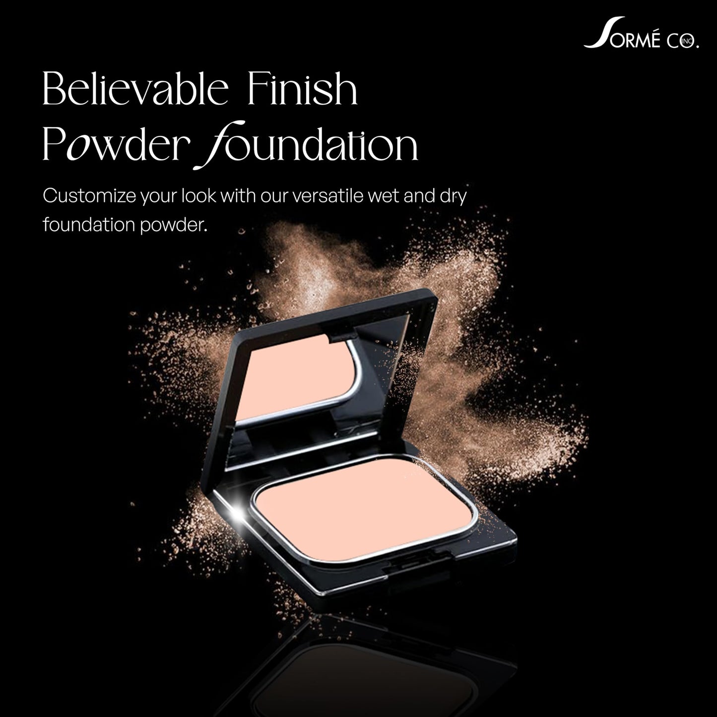 SORMÉ Believable Wet & Dry Finish Powder Foundation - Blush Beige