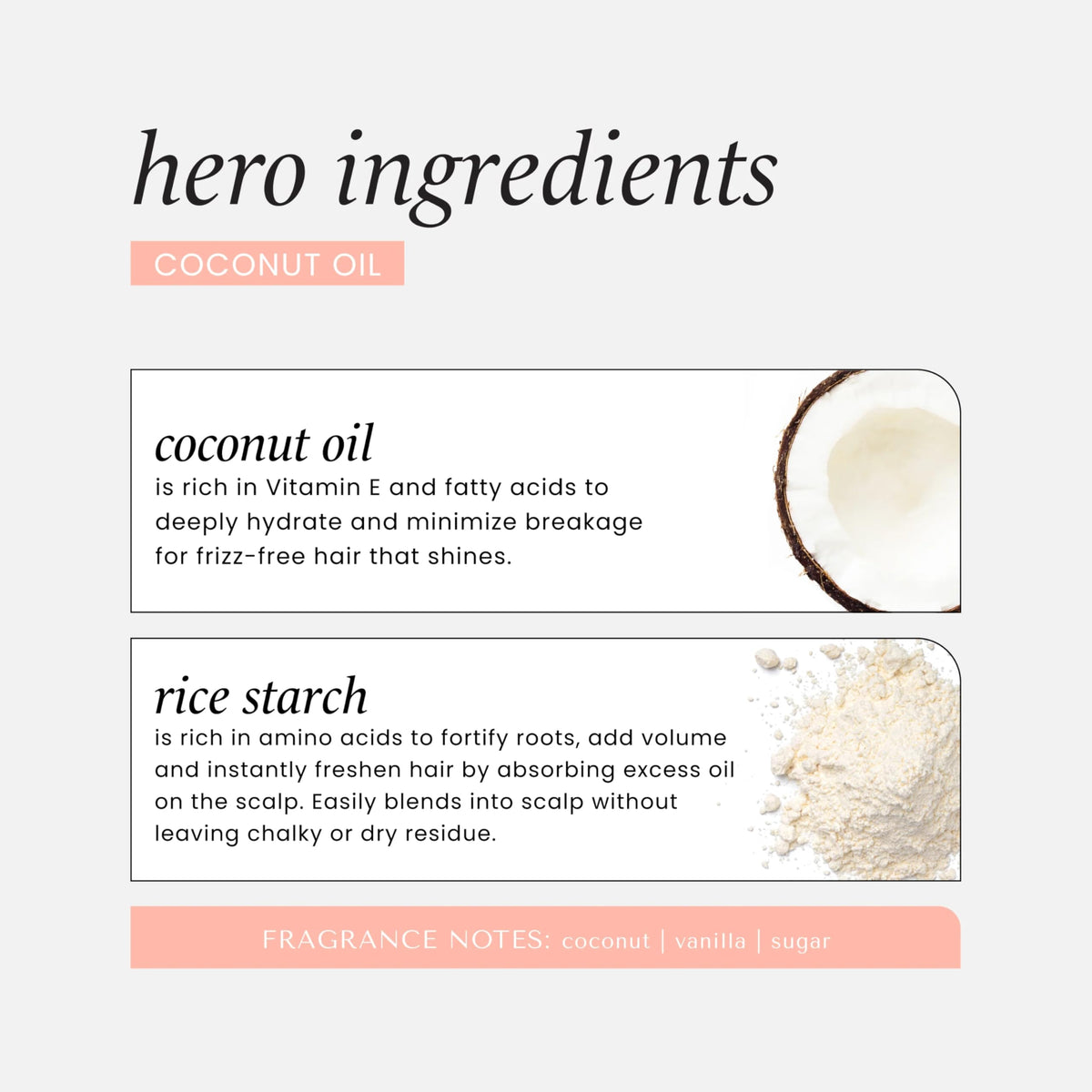 Hask Monoi Coconut Nourishing Dry Shampoo, 4.3 oz