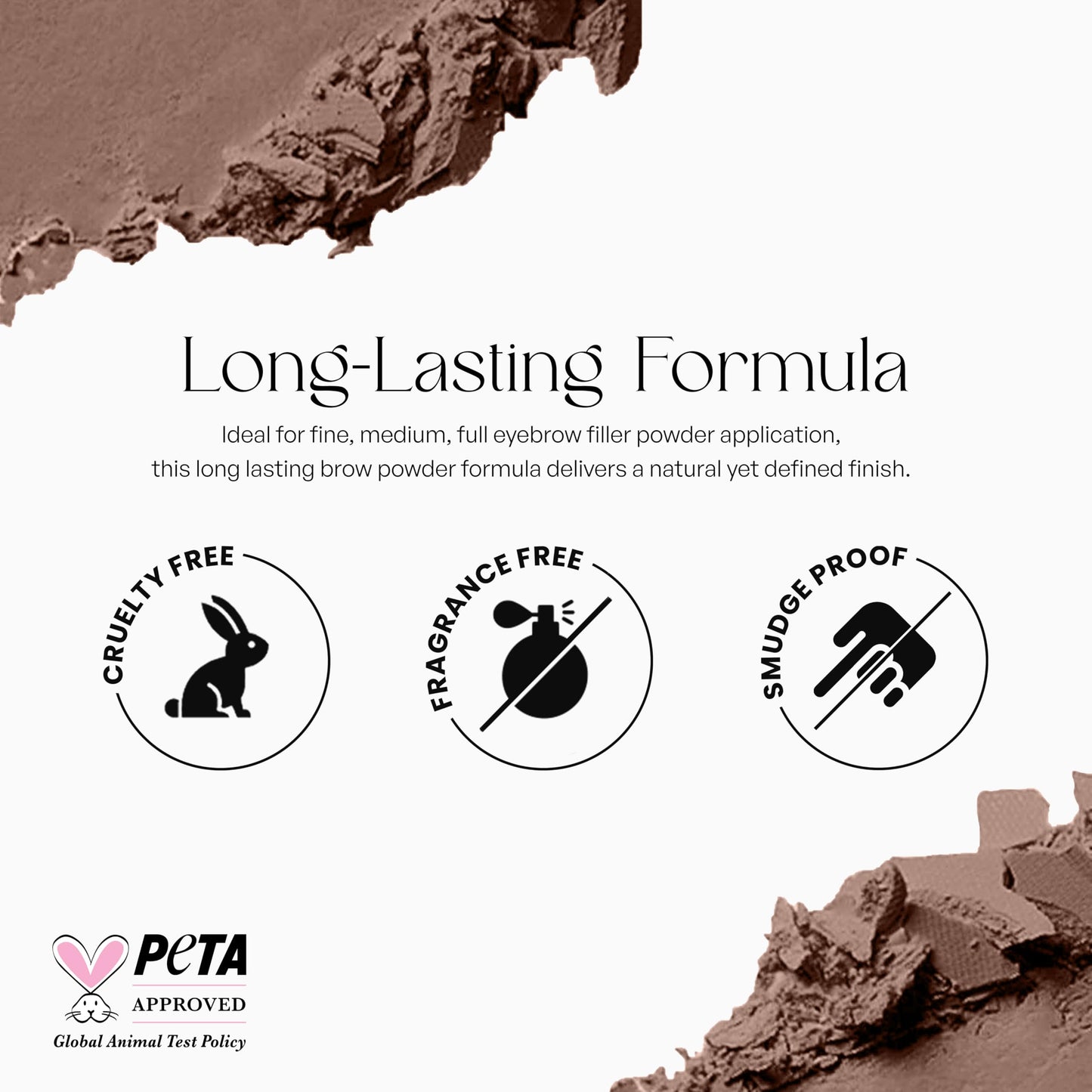 SORMÉ Smudge Proof Long Lasting Eye brow Powder for Women -  Walnut