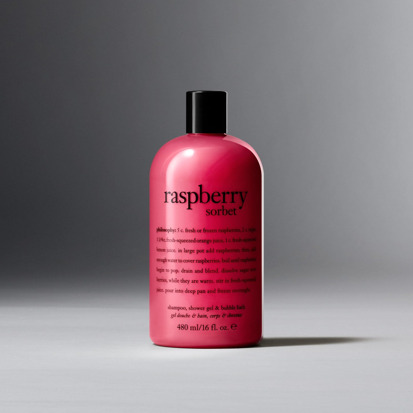 philosophy - raspberry sorbet shower gel, 16 oz