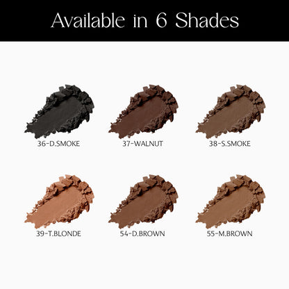 SORMÉ Smudge Proof Long Lasting Eye brow Powder for Women -  Walnut