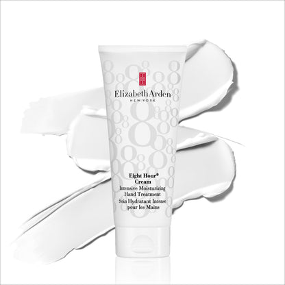 Elizabeth Arden Eight Hour Cream Intensive Moisturizing Hand Treatment, Travel Size Moisturizer, Rich Lotion for Dry, Cracked Skin, Non-Greasy, 2.3 oz