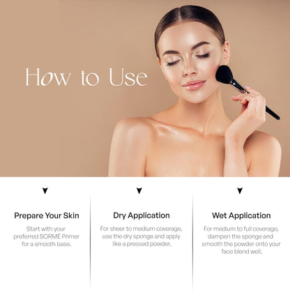 SORMÉ Believable Wet & Dry Finish Powder Foundation - Blush Beige
