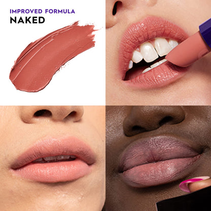 URBAN DECAY Vice Hydrating Lipstick (Naked - Rose Nude - Cream Finish), Creamy Formula