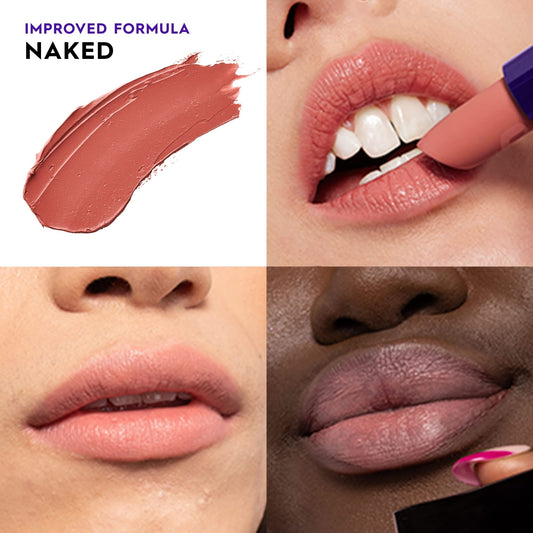 URBAN DECAY Vice Hydrating Lipstick (Naked - Rose Nude - Cream Finish), Creamy Formula