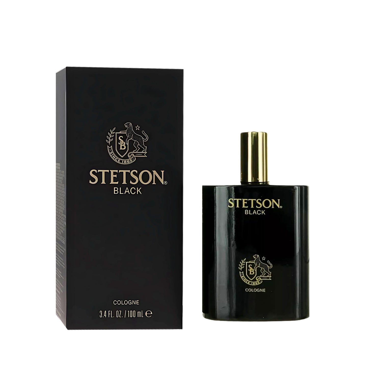 Stetson Black Cologne Spray for Men 3.4 oz