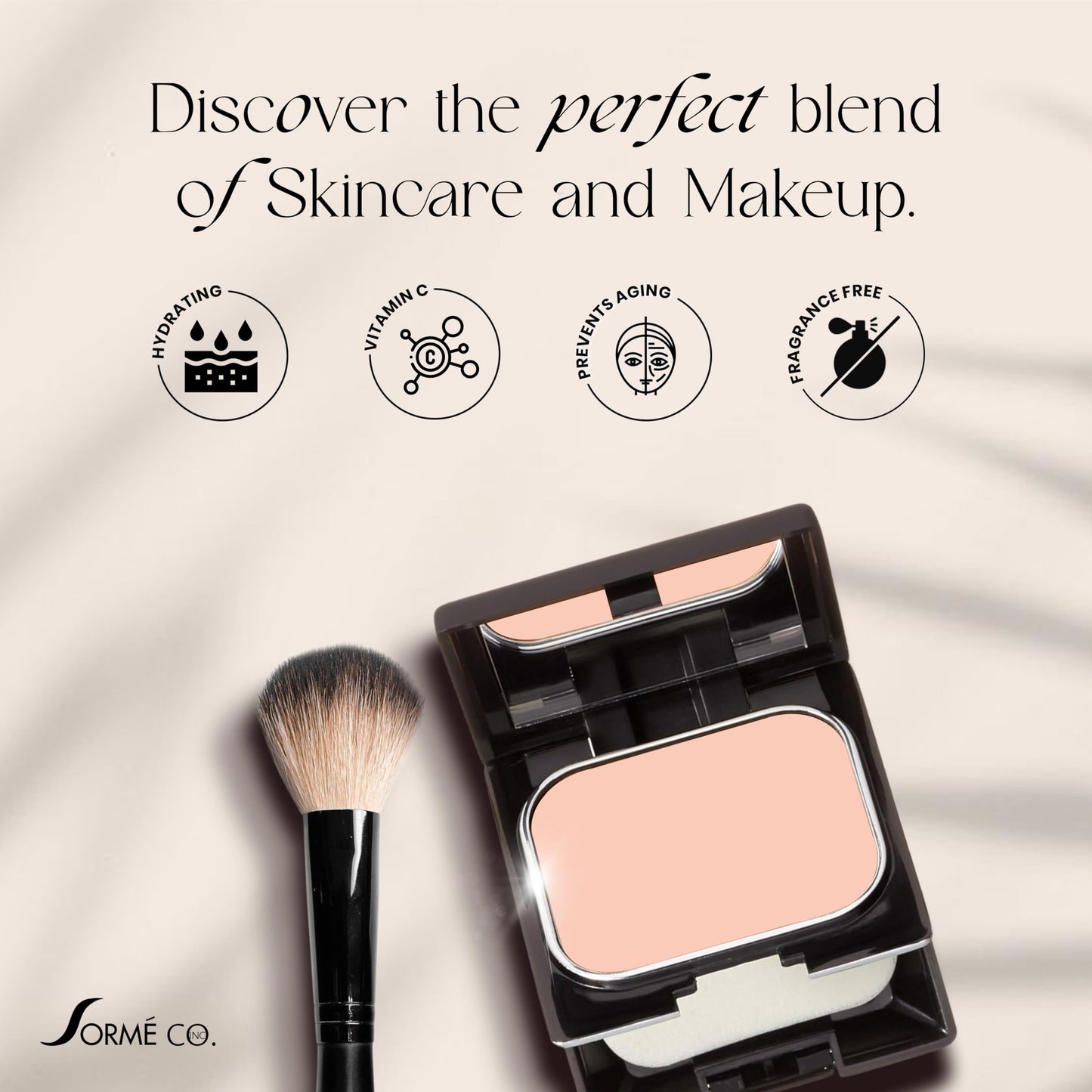 SORMÉ Believable Wet & Dry Finish Powder Foundation - Blush Beige