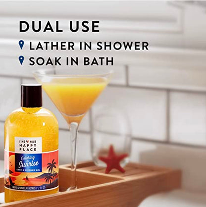 Find Your Happy Place Catching the Sunrise bath & shower gel