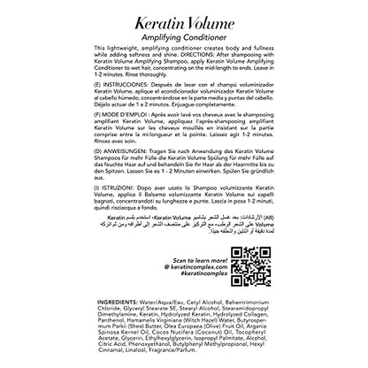 Keratin Complex Volume Amplifying Conditioner fl oz
