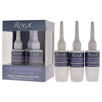 Roux Leave In Treatment 07 Anti Aging Extra Volume By 89% ( By 89% / 3pk x 0.5 oz)