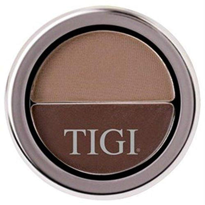 TIGI Cosmetics 4 Piece Eyeshadow Assortment: Brow Sculpting Duo .06oz, High Definition Eye Shadow .13oz,  High Density Split Eyeshadow .112oz