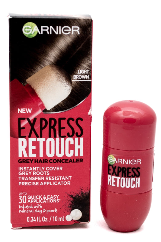 Garnier EXPRESS RETOUCH Grey Hair Concealer Light Brown  .34 fl oz