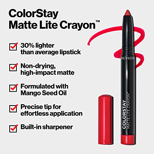 Revlon ColorStay Matte Lite Crayon, 06 Lift Off .049oz