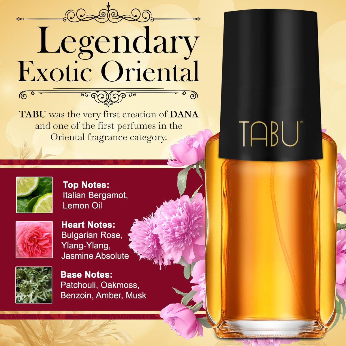 Tabu by Dana, 3 oz Eau De Cologne Spray for Women