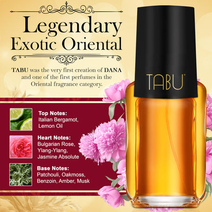 Tabu by Dana, 3 oz Eau De Cologne Spray for Women
