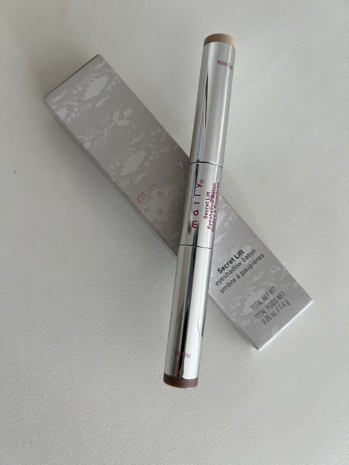mally SECRET LIFT Eyeshadow Baton, Matte Cafe & Princess .05oz total