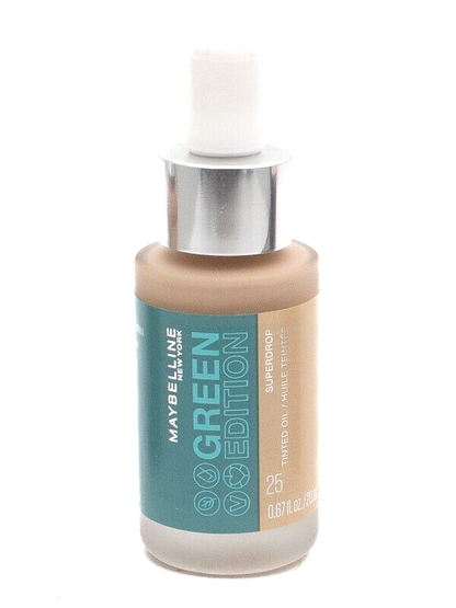 Maybelline GREEN EDITION Superdrop Tinted Oil #25,  .067 fl oz