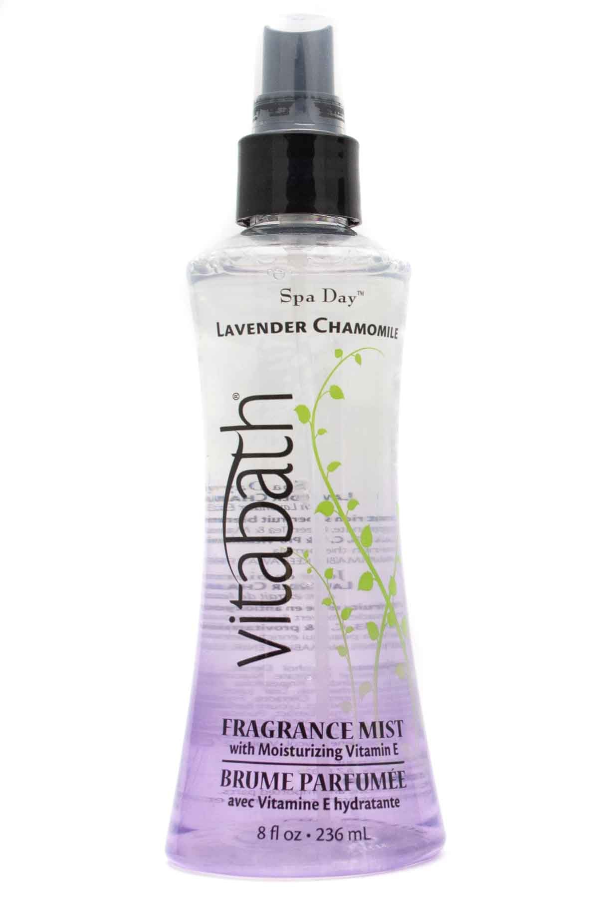 Vitabath SPA DAY Lavender Chamomille Fragrance Mist with Moisturizing Vitamin E,  8 fl oz
