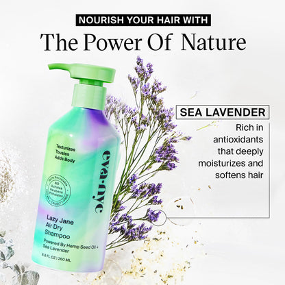 Eva NYC Lazy Jane Air Dry Shampoo, Natural Texture and Frizz Control , 8.8 fl oz