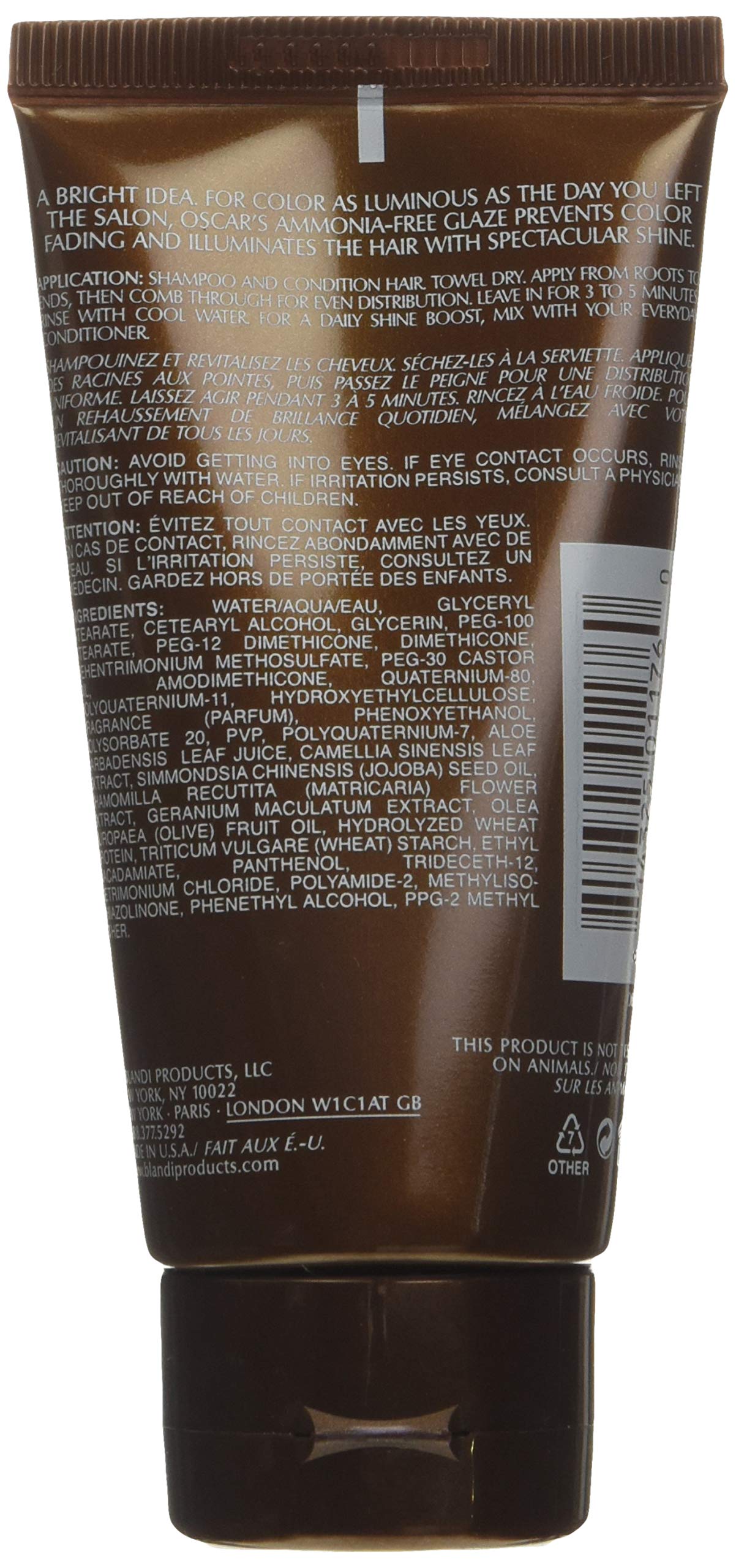 Oscar Blandi Vivid Clear Shine Glaze, 1.7 Fl oz