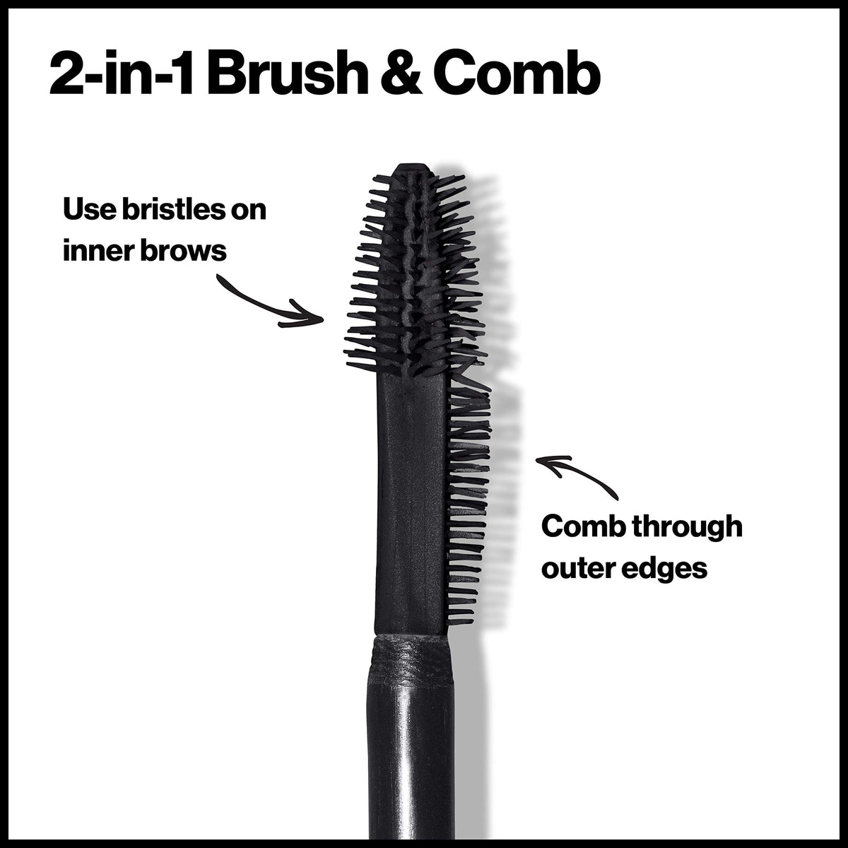 Revlon ColorStay Brow Fiber Filler, Waterproof Eyebrow Enhancer Gel, 302 Warm Brown