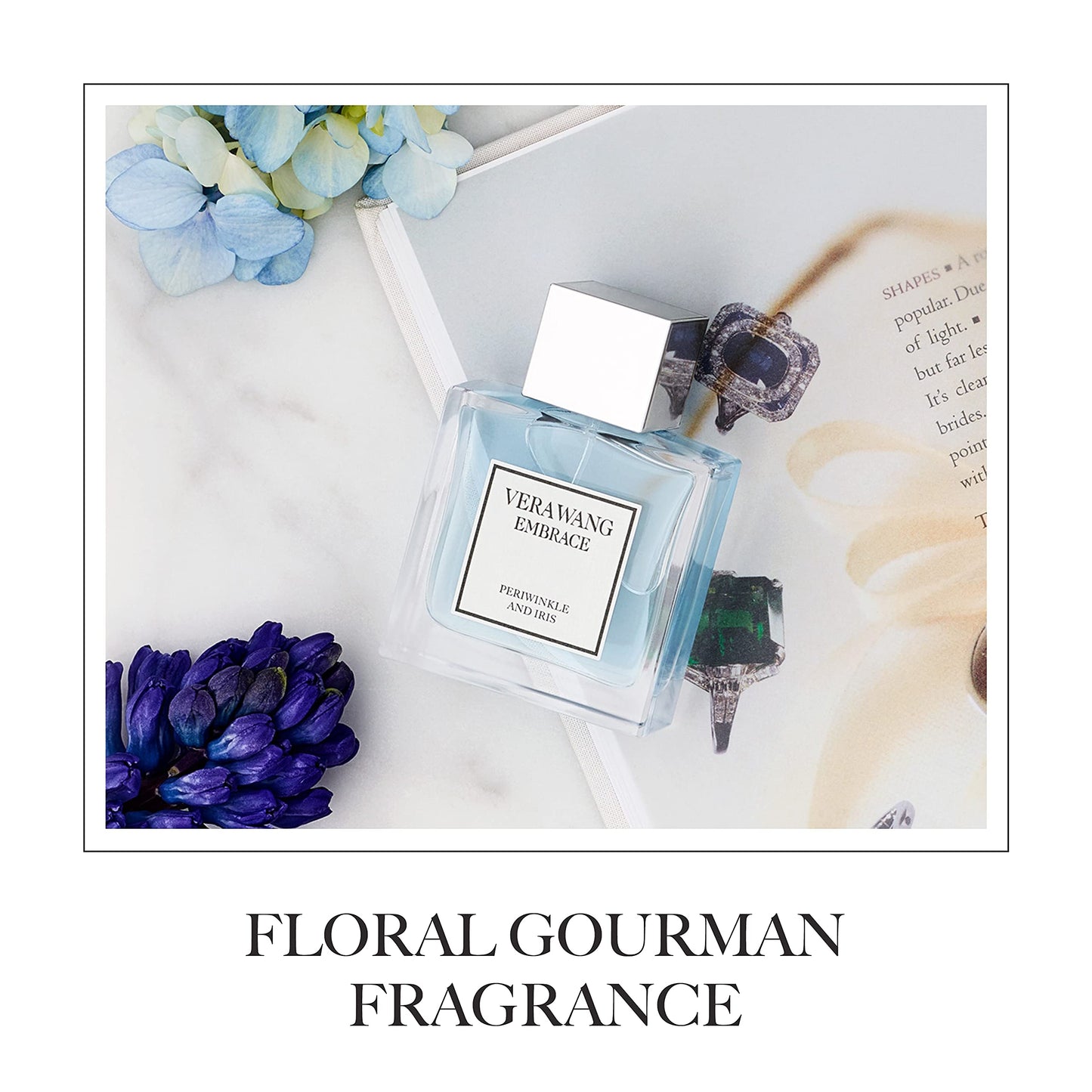 Vera Wang Eau de Toilette Spray, Embrace: Periwinkle & Iris, 1.0 Oz.