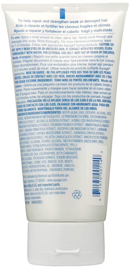 AQUAGE Healing Moisturizing Conditioner Heals and Repairs Damaged Hair, Build Strength from The Inside Out, Helps Increase Moisture Retention, 6 Fl Oz (Pack of 1)