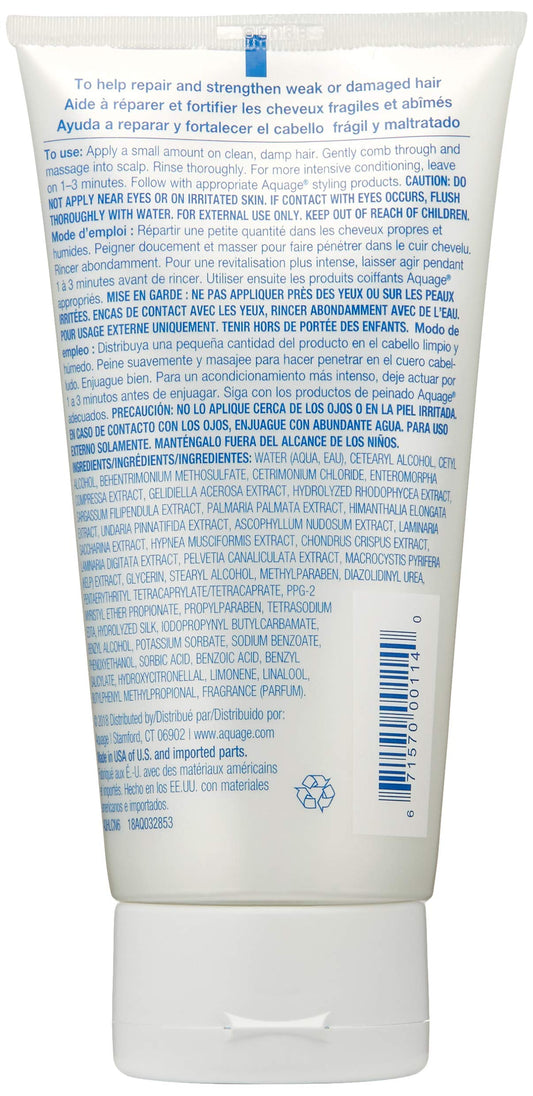 AQUAGE Healing Moisturizing Conditioner Heals and Repairs Damaged Hair, Build Strength from The Inside Out, Helps Increase Moisture Retention, 6 Fl Oz (Pack of 1)