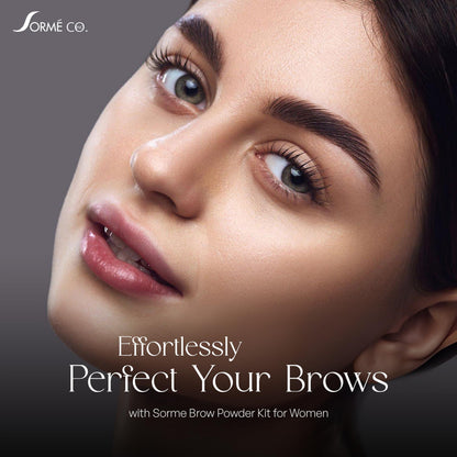 SORMÉ Smudge Proof Long Lasting Eye brow Powder for Women -  Walnut