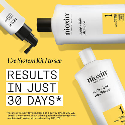 Nioxin Scalp + Hair Thickening System 1 Shampoo 33.8 oz