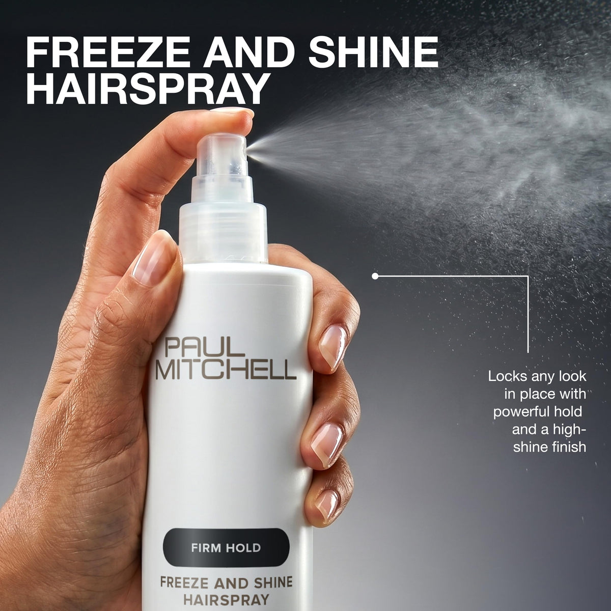 Paul Mitchell Freeze and Shine Super Hairspray, Maximum Hold, Shiny Finish Hairspray, For Coarse Hair 16.9 FL OZ