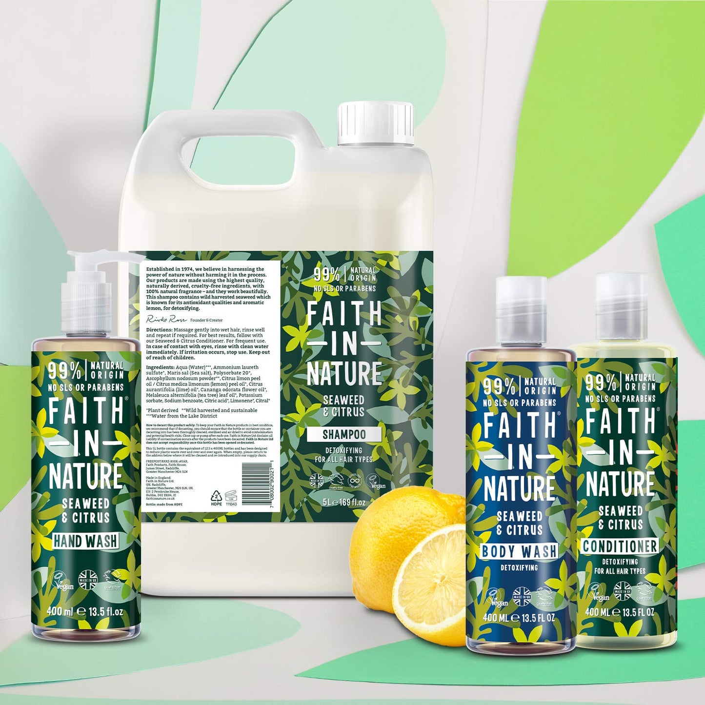 Faith in Nature - Shampoo Seaweed & Citrus - 13.5 fl. oz.