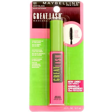 Maybelline Great Lash Mascara 101 Very Black .43 Fl Oz.