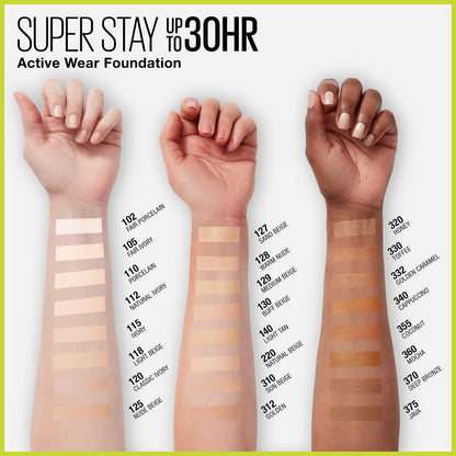 Maybelline New York SuperStay Full Coverage Foundation, Classic Ivory