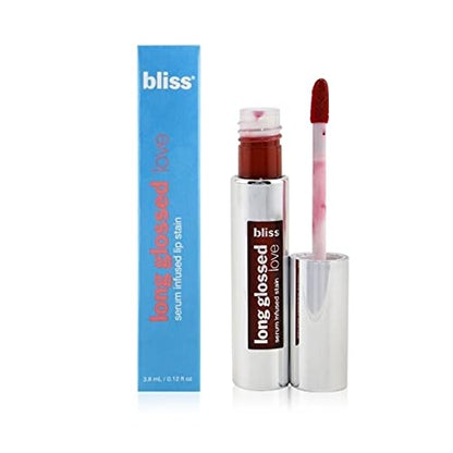bliss Long Glossed Love Serum Infused Lip Stain, Red Hot Mama  .12 fl oz