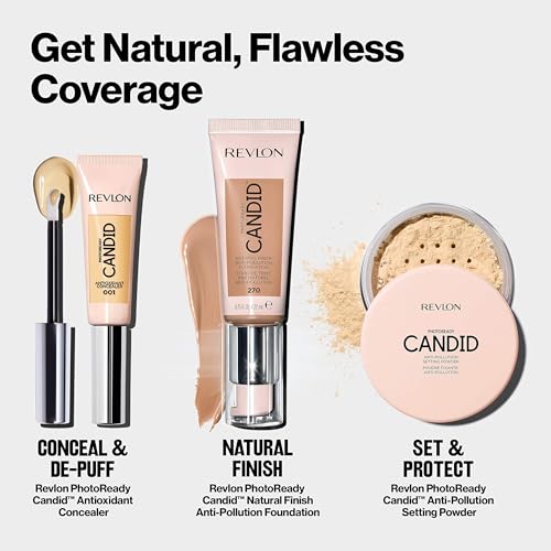REVLON PhotoReady Candid Natural Finish Foundation with Anti-Pollution 0.75 Fl Oz