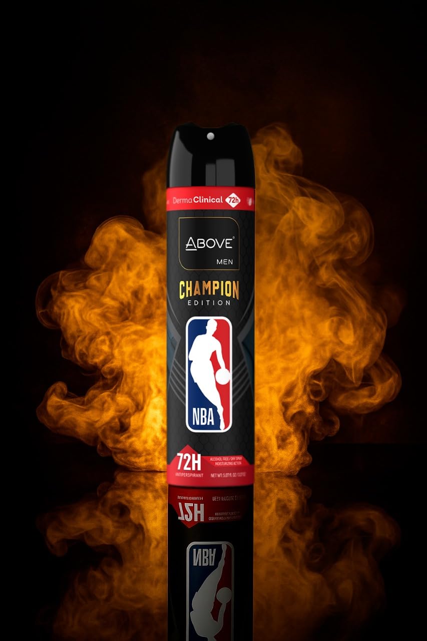 ABOVE NBA MEN WOOD BREEZE ANTIPERSPIRANT DEODORANT 72H SPRAY