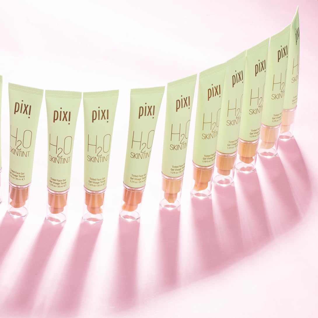 PIXI by Petra H2O Skintint Foundation Tinted Face Gel Cinnamon 1.2 fl Oz/35ml