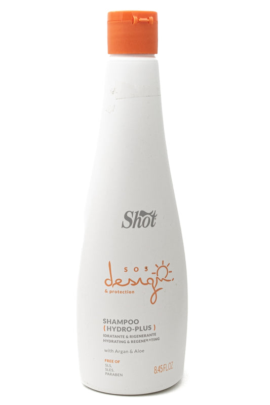 Shot SOS Design for Protection Hydro Plus Shampoo  8.45 fl oz