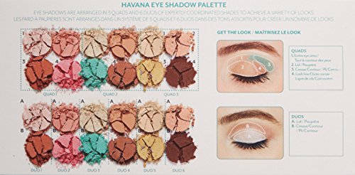 cargo HAVANA Nights Eye Shadow Palette: Shadows 12 x .03 Oz., Dual-Ended Brush