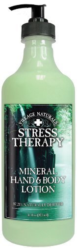 Village Naturals Stress Therapy Hand and Body Lotion 16 oz.