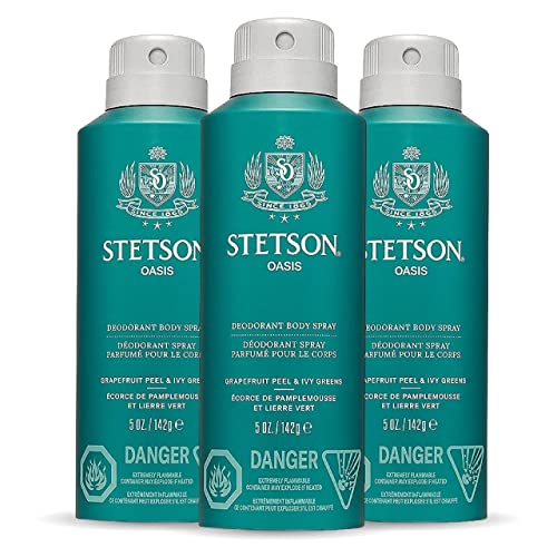 Stetson - All Day Body Spray - 3 Pack