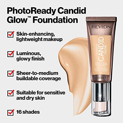 Revlon Photoready Candid glow moisture Glow Anti-Pollution Foundation