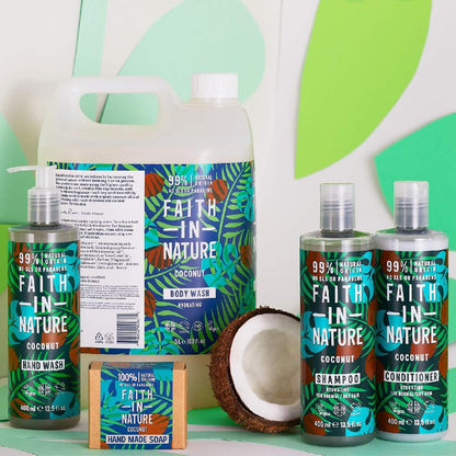 faith in nature COCONUT Conditioner for Normal to Dry Hair  13.5 fl oz