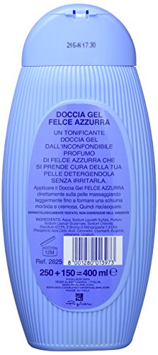 Felce Azzura CLASSICO Shower Gel, Cleanses Your Skin Without Irritation  13.5 fl oz