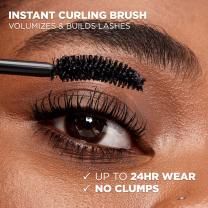 L'Oreal Paris Makeup Voluminous Original Curved Brush Mascara, Black, 0.28 Fl Oz